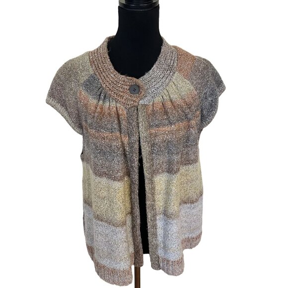 Westbound Womens Multicolor Knit Cardigan Sweater XL Earth Tones Cozy - Picture 1 of 6
